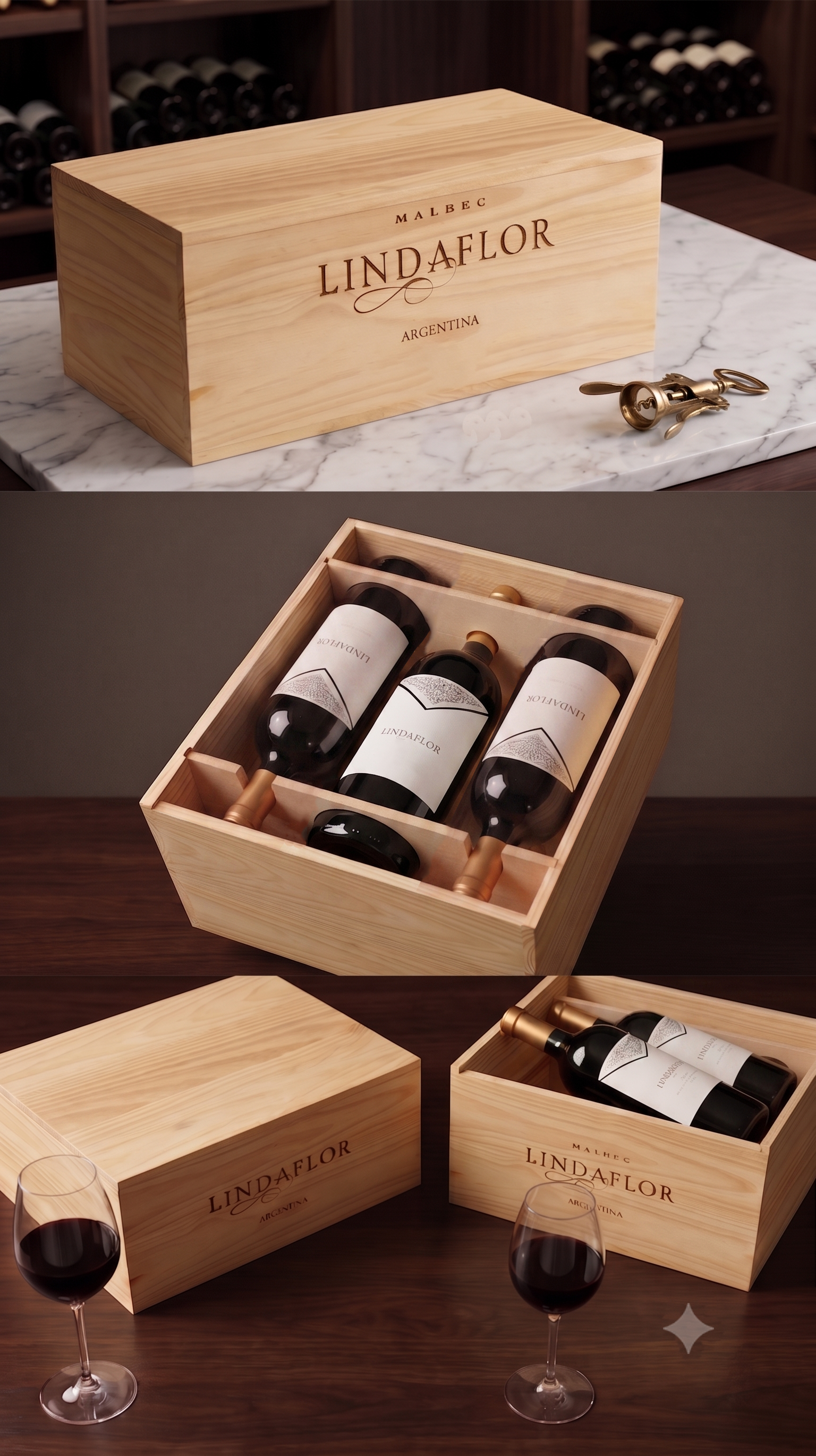 Colección Lindaflor Malbec Magnum